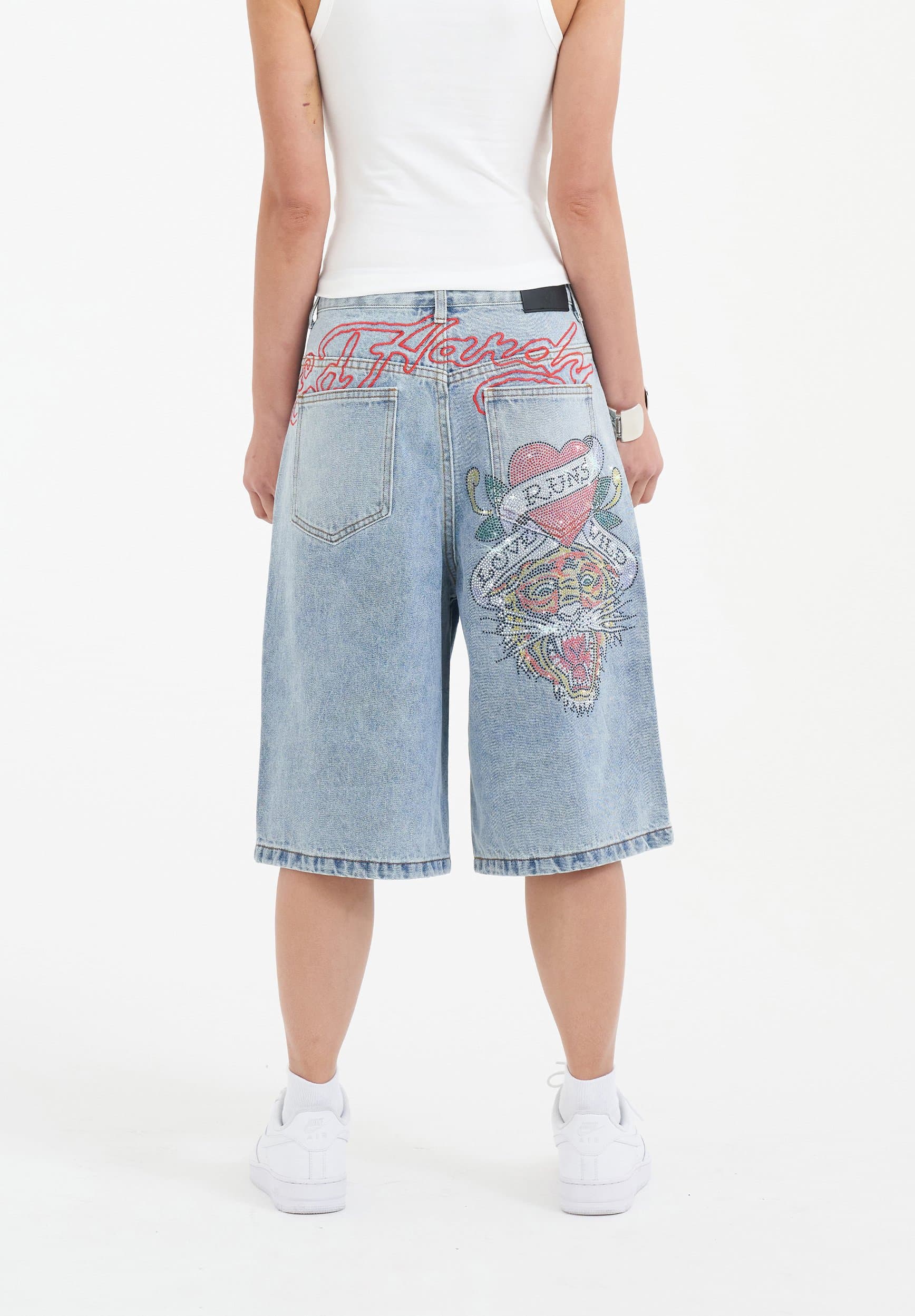 LOVE RUNS WILD DIAMANTE JORTS